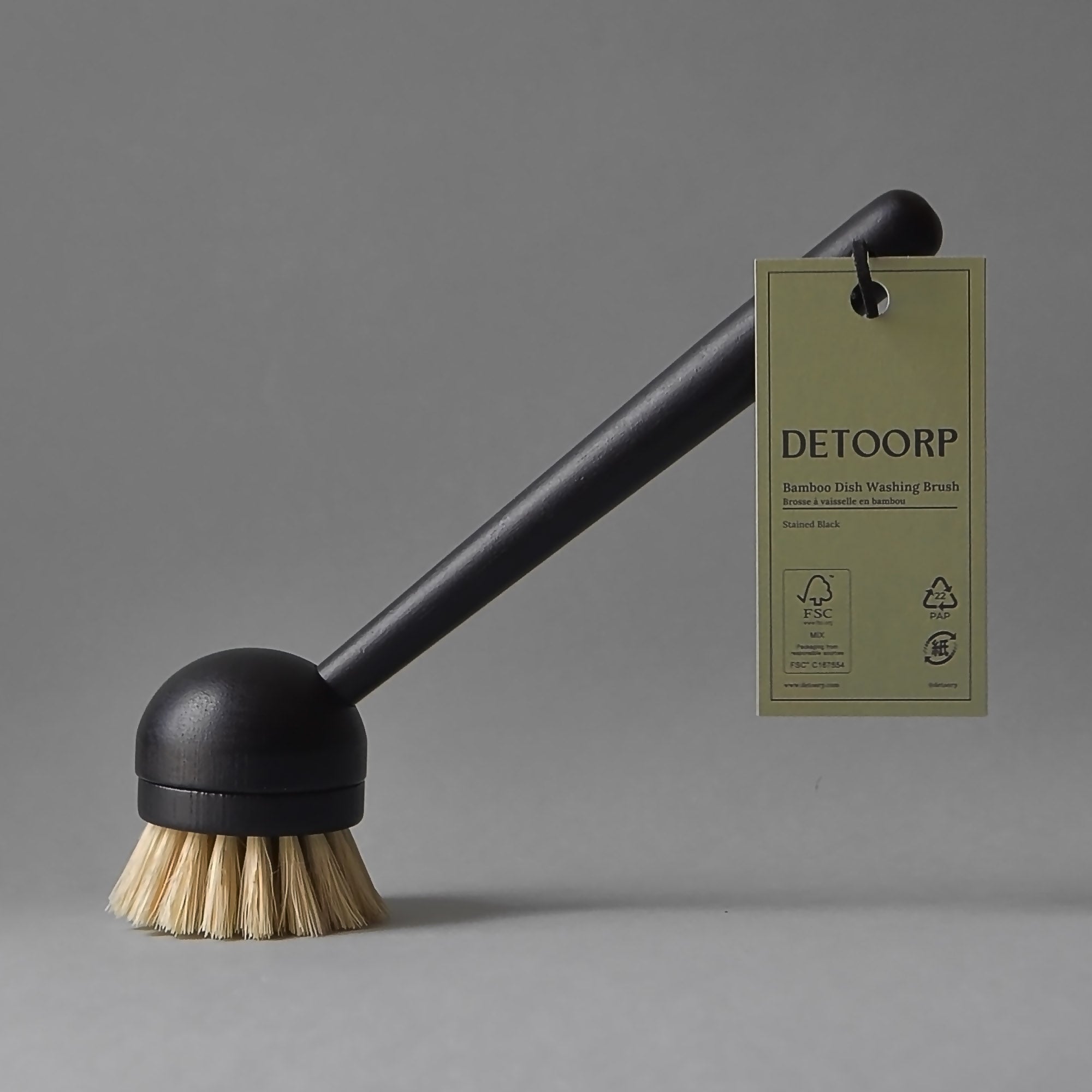 Detoorp | Bamboo Dish Washing Brush | Cleaning Brush | Sisal Bristles